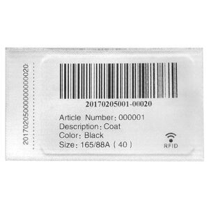 CE36062 RFID+EAS Fabric Pocket Label